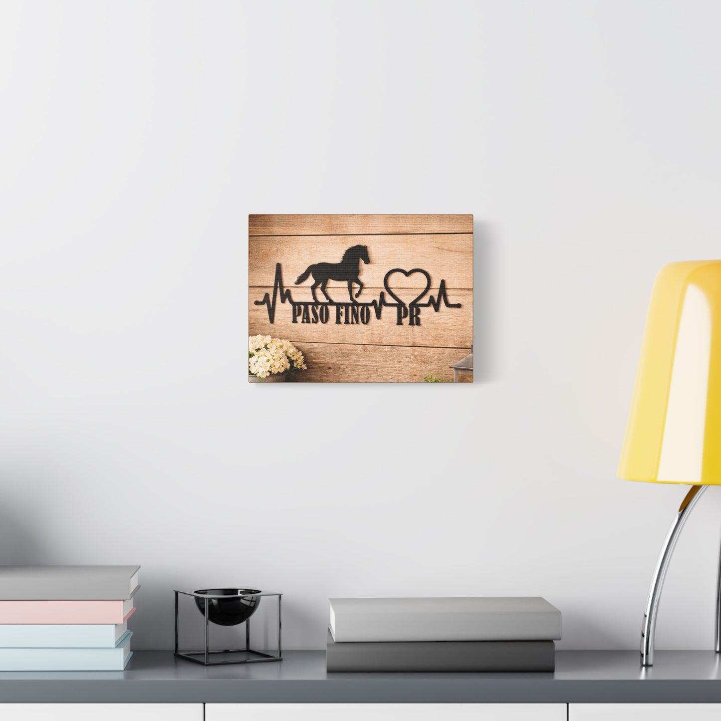 Paso Fino Horse Heartbeat Canvas Wall Art