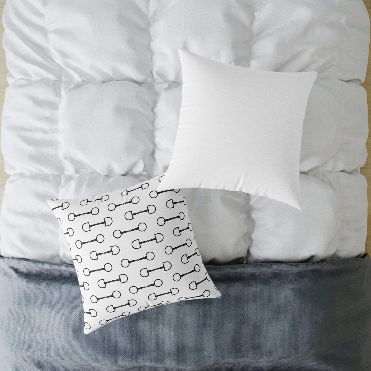 Stylish Key Pattern Square Pillow for Home Decor