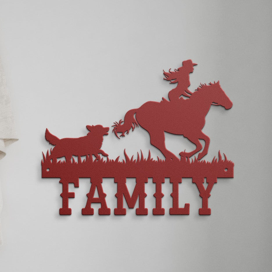 Beloved Dog and Horse