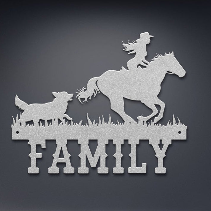 Beloved Dog and Horse