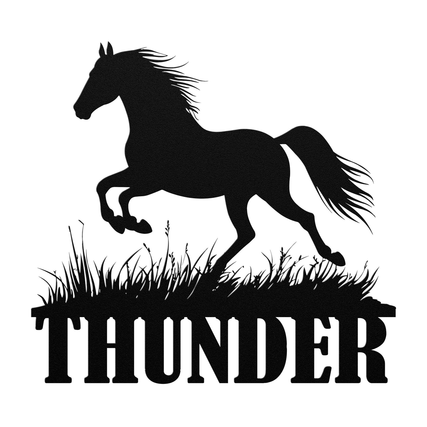 CUSTOM NAME HORSE SIGN