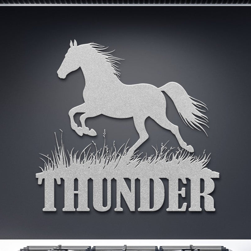 CUSTOM NAME HORSE SIGN