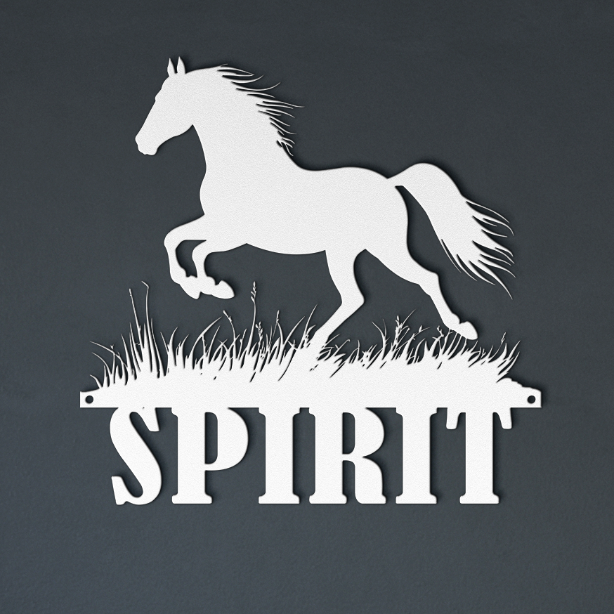 Custom_Horse_Name_Metal_Sign_White_Dark_Living_Room_Mockup.png