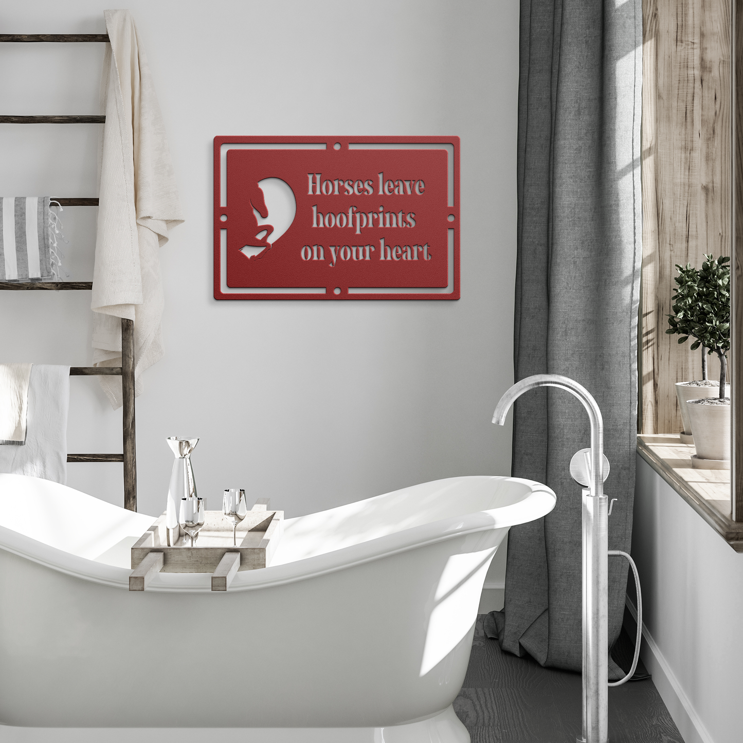 Horses_leave_Hoofprints_on_your_Heart_Red_Modern_Bathroom_Mockup.png