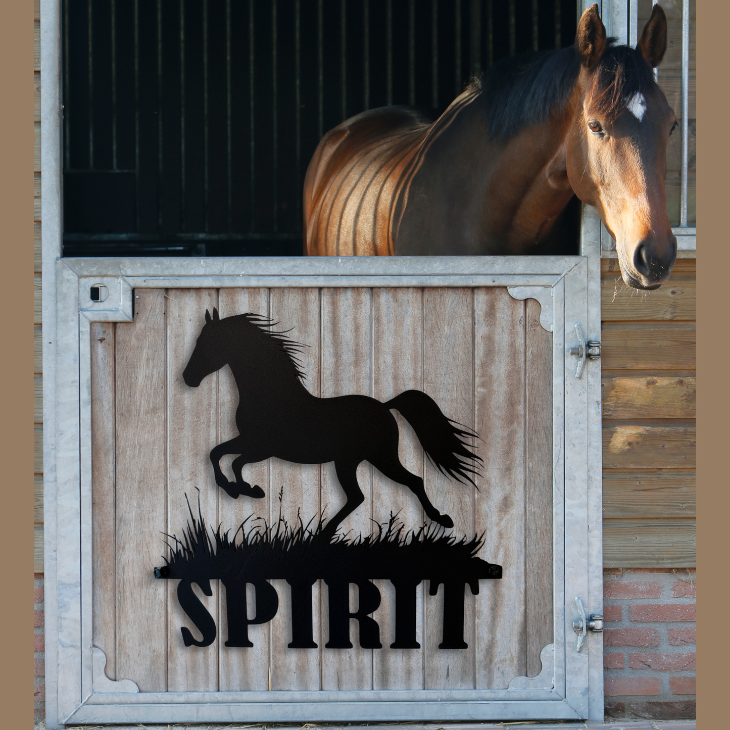 Custom Horse Name Metal Sign