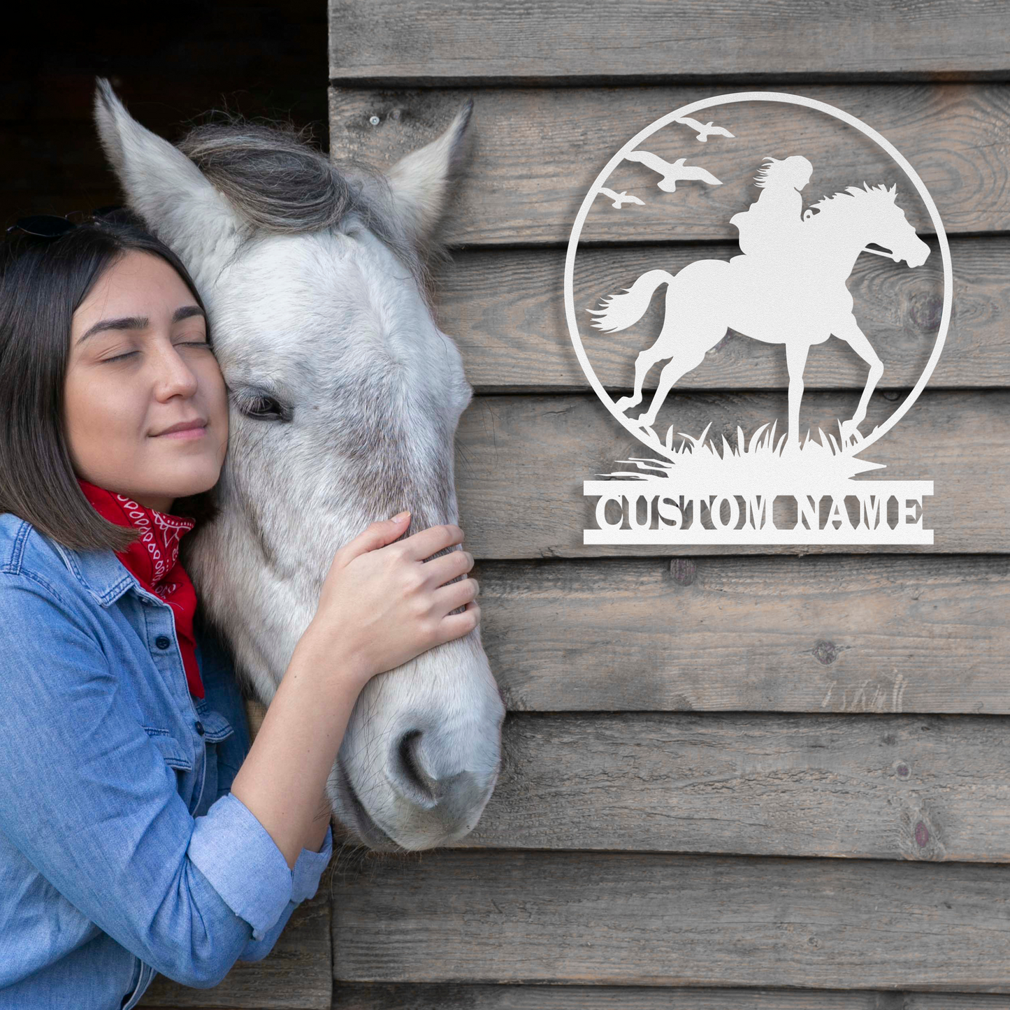 Riding Free with Personalized Name