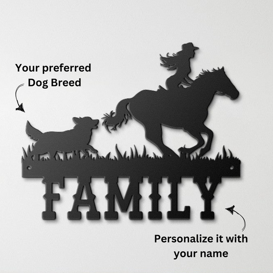 Beloved Dog and Horse