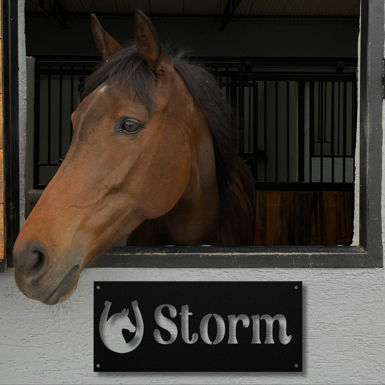 Horse Stall Name Signs