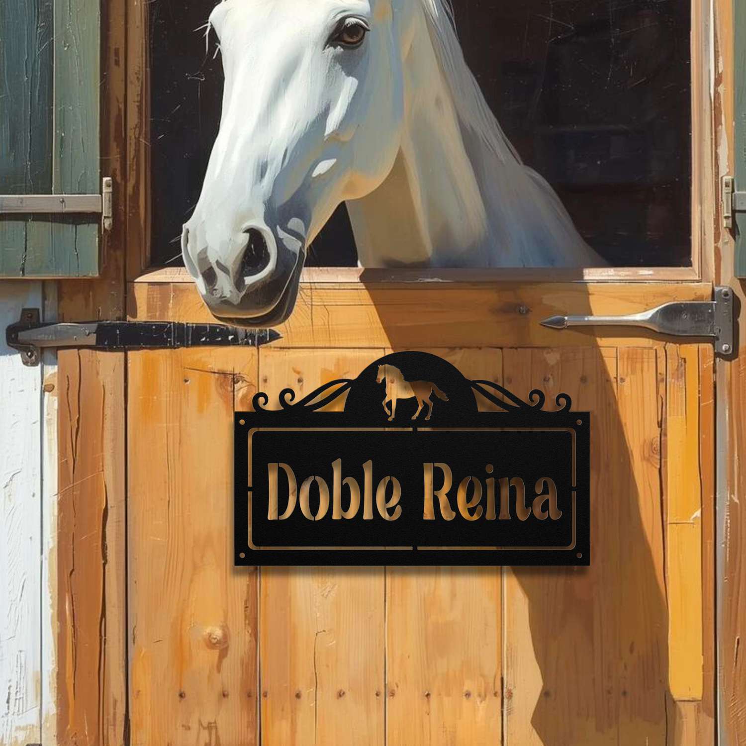 Horse Stall Name Signs