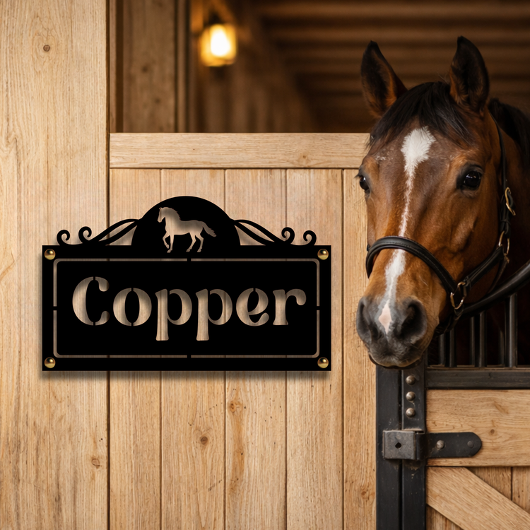 Horse Name Signs