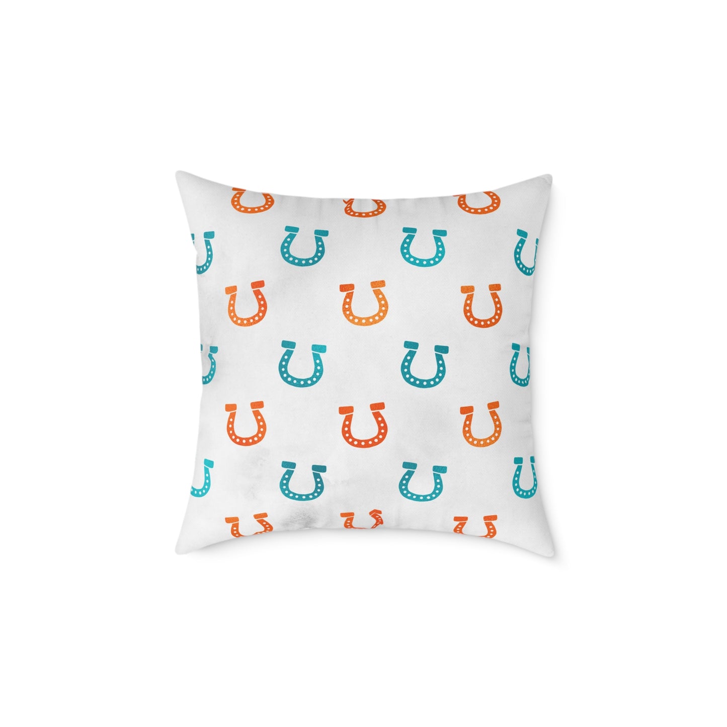 Horseshoe Pattern Throw Pillow