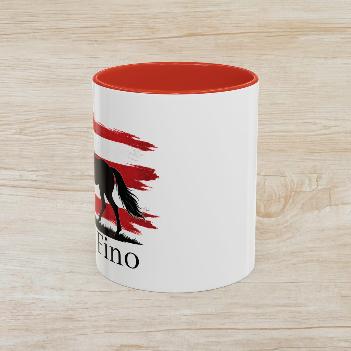 Paso Fino Horse Coffee Mug — Puerto Rican Flag Accent 11/15oz
