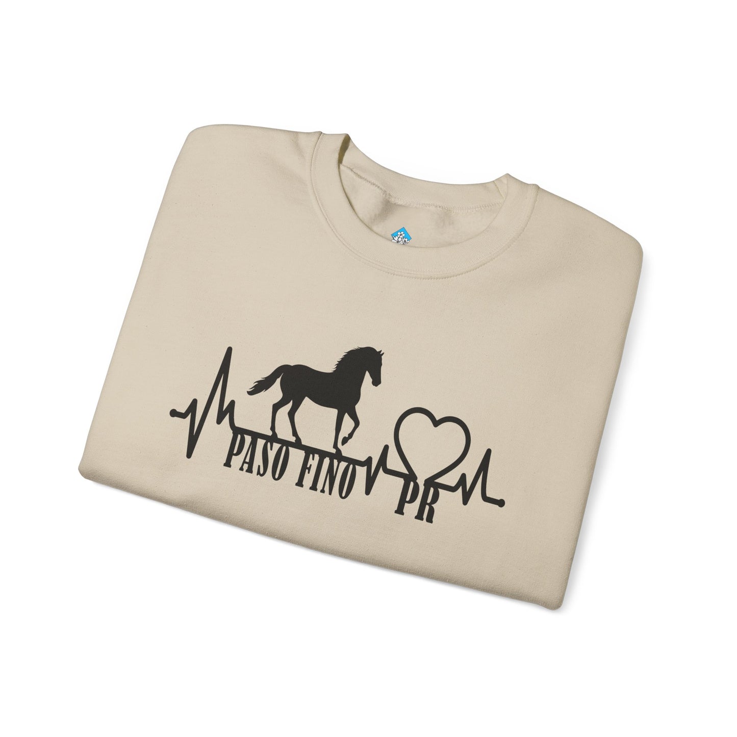 Paso Fino Horse Heartbeat Sweatshirt – Equestrian Crewneck for Riders & Lovers