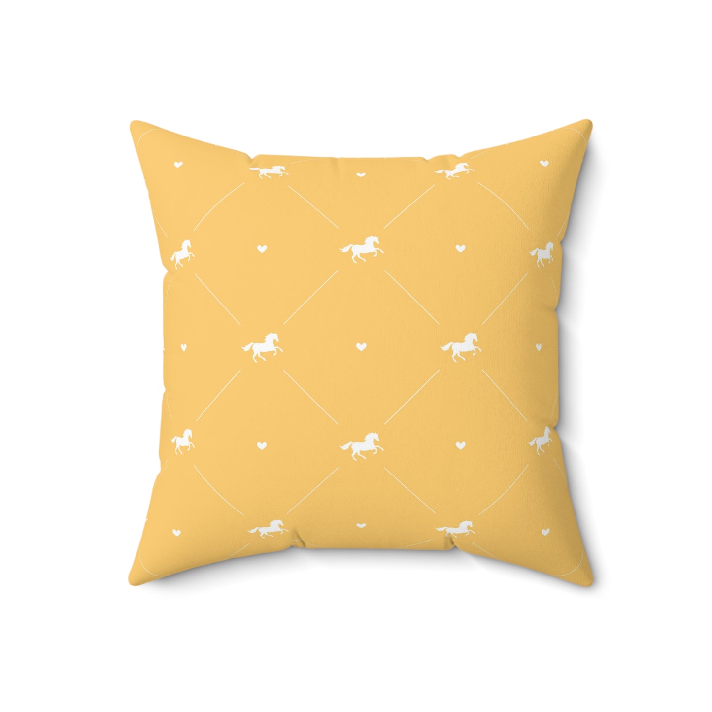 Playful Horse Print Pillow