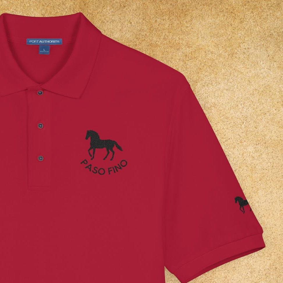 Embroidered Polo —  "Paso Fino" Logo