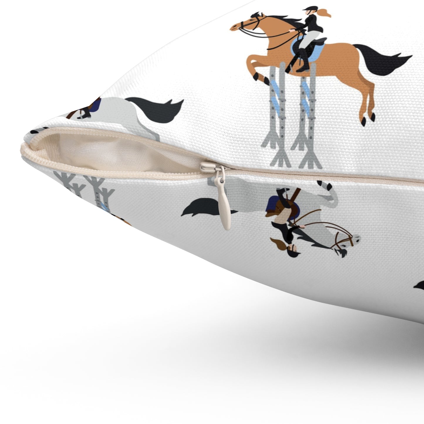 Equestrian-Themed Pillow