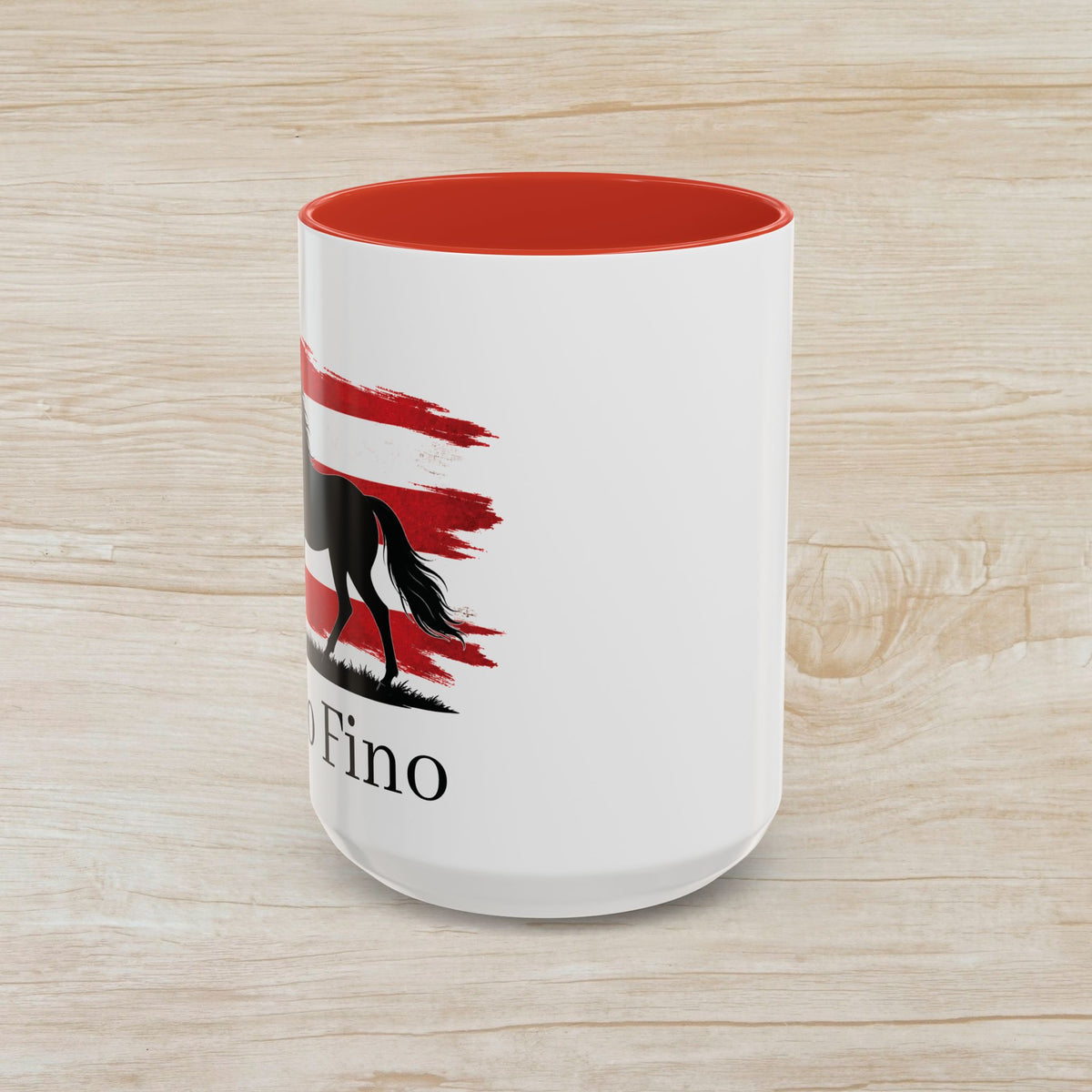 Paso Fino Horse Coffee Mug — Puerto Rican Flag Accent 11/15oz