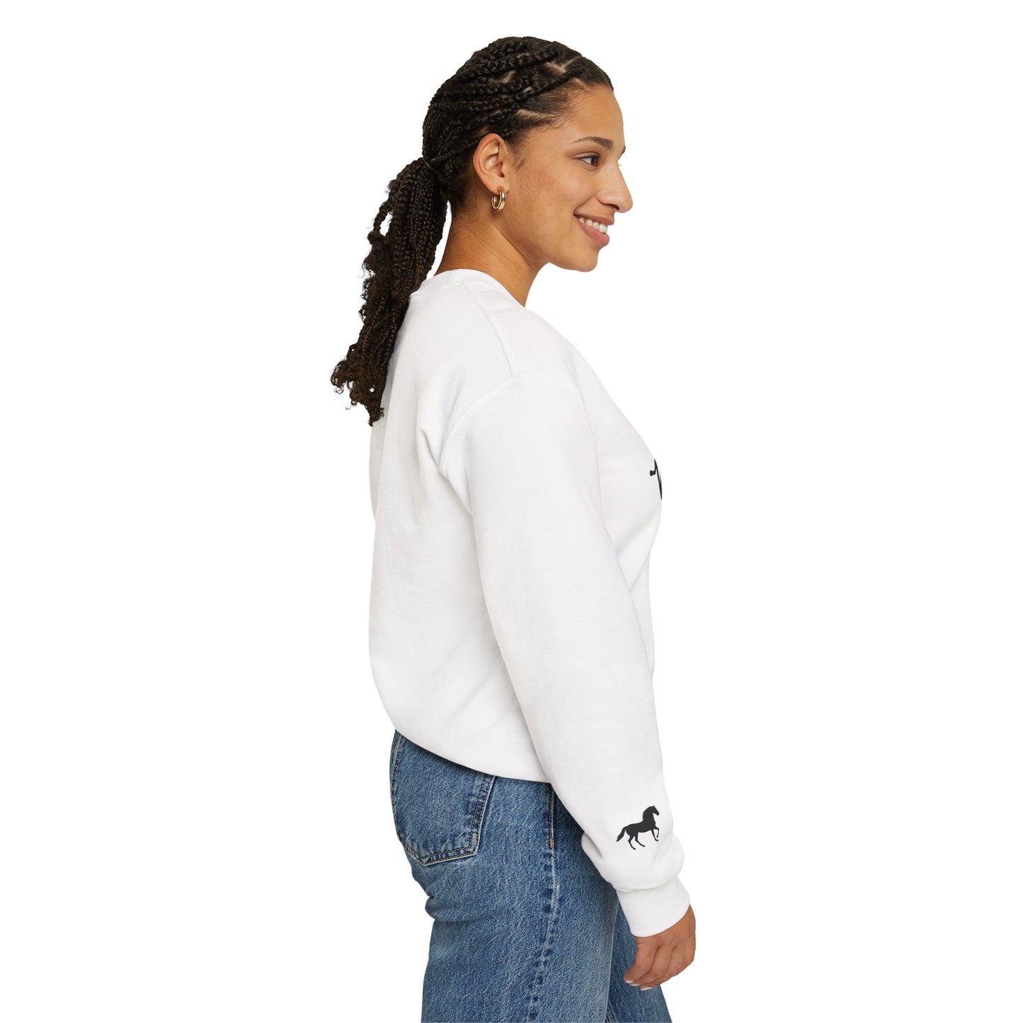 Paso Fino Horse Heartbeat Sweatshirt – Equestrian Crewneck for Riders & Lovers
