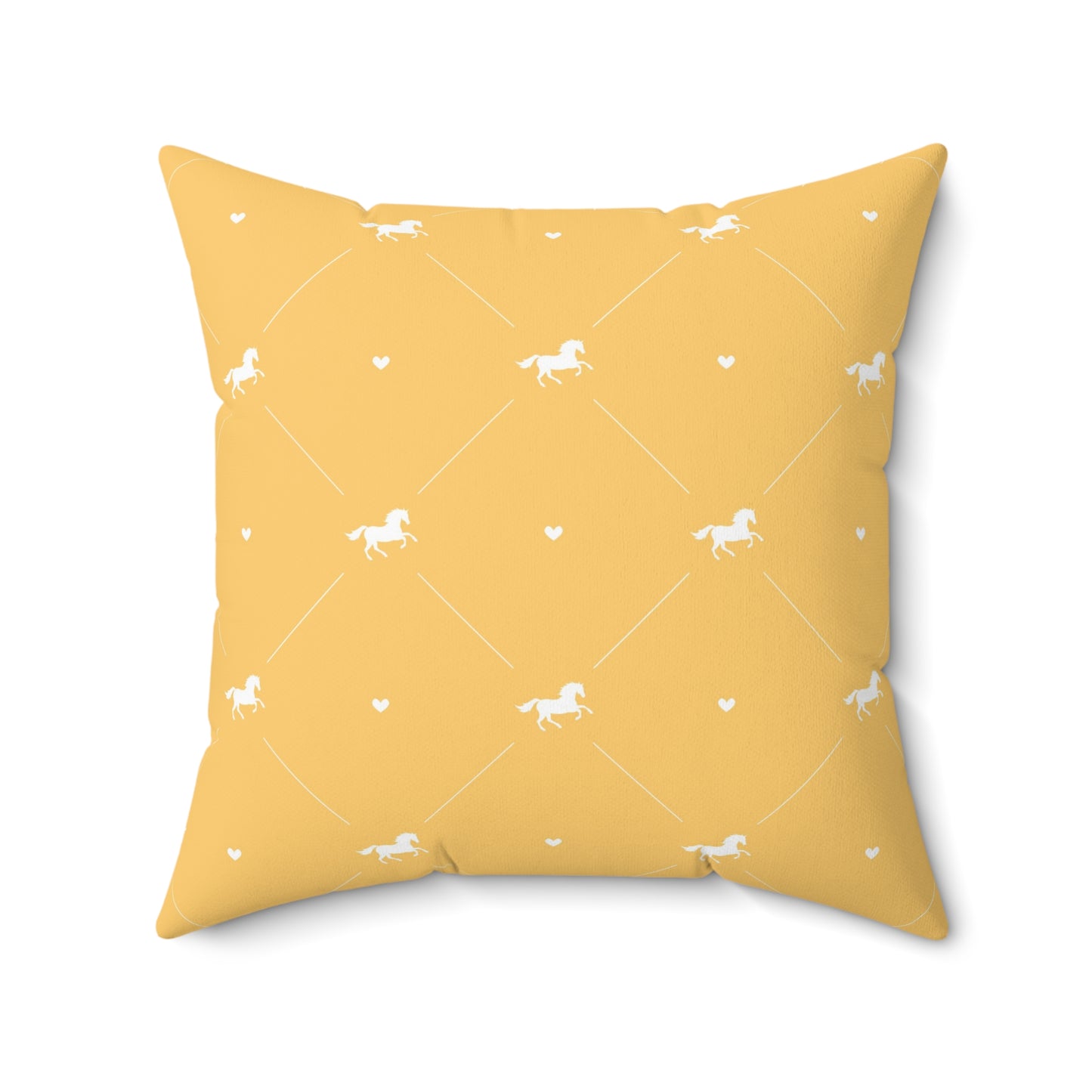 Playful Horse Print Pillow