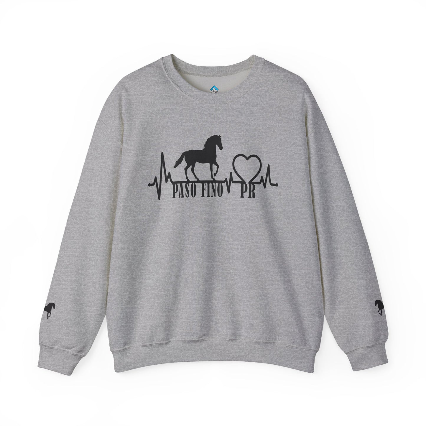 Paso Fino Horse Heartbeat Sweatshirt – Equestrian Crewneck for Riders & Lovers