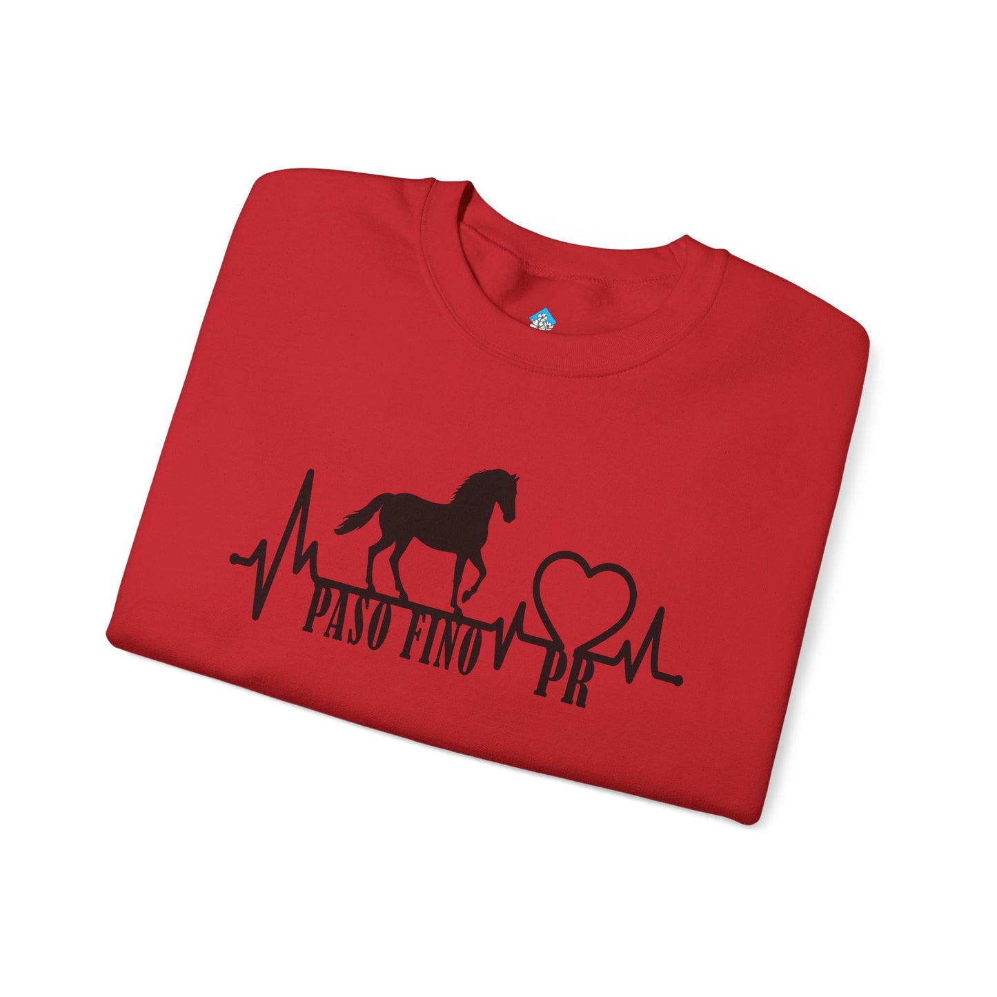 Paso Fino Horse Heartbeat Sweatshirt – Equestrian Crewneck for Riders & Lovers