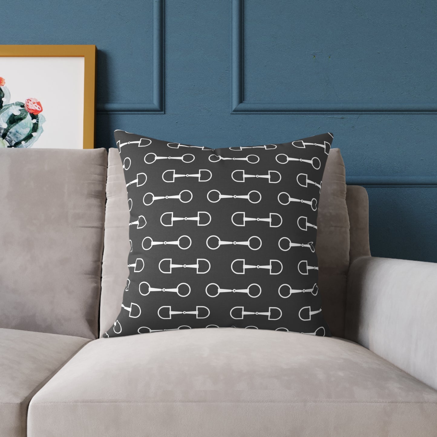 Chic Key Pattern Square Pillow