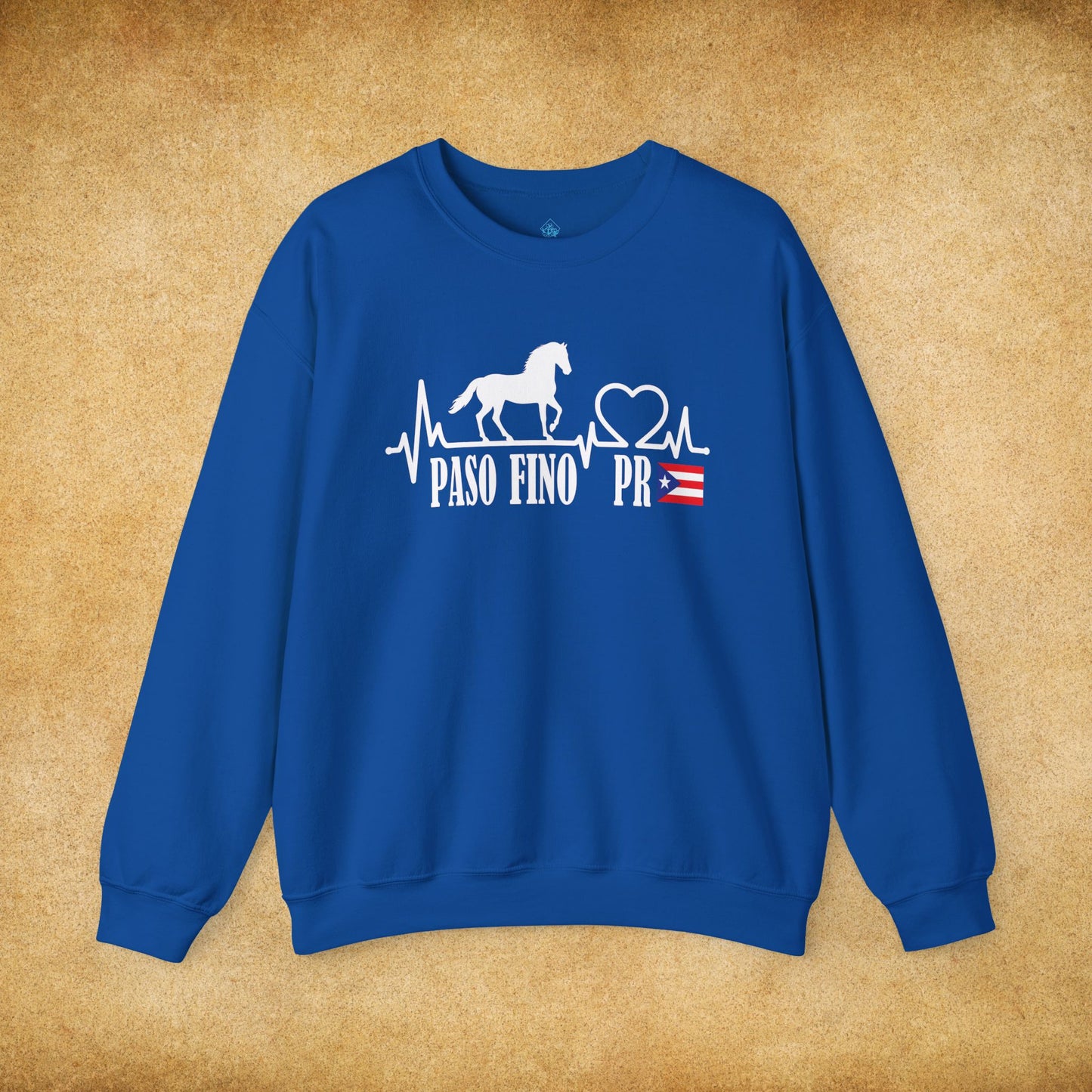Paso Fino PR Sweatshirt — Puerto Rico Horse Lover Crewneck