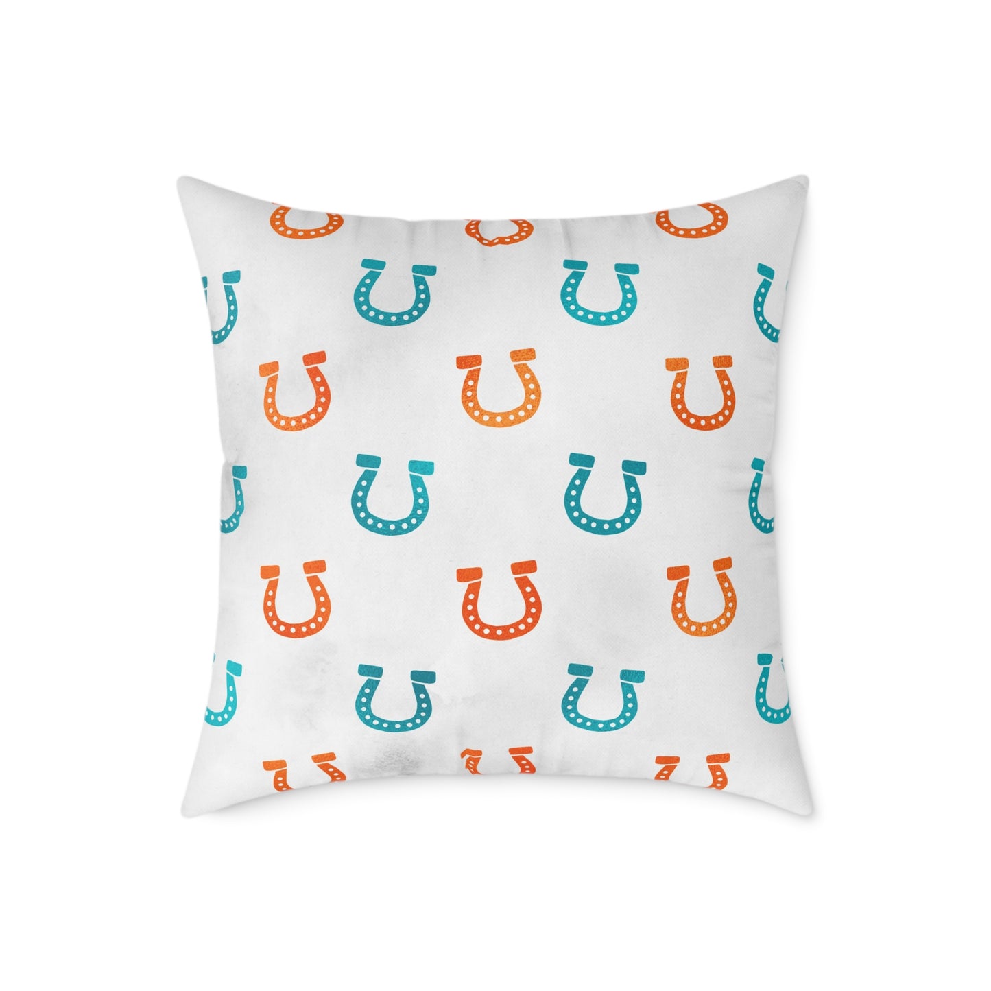 Horseshoe Pattern Throw Pillow