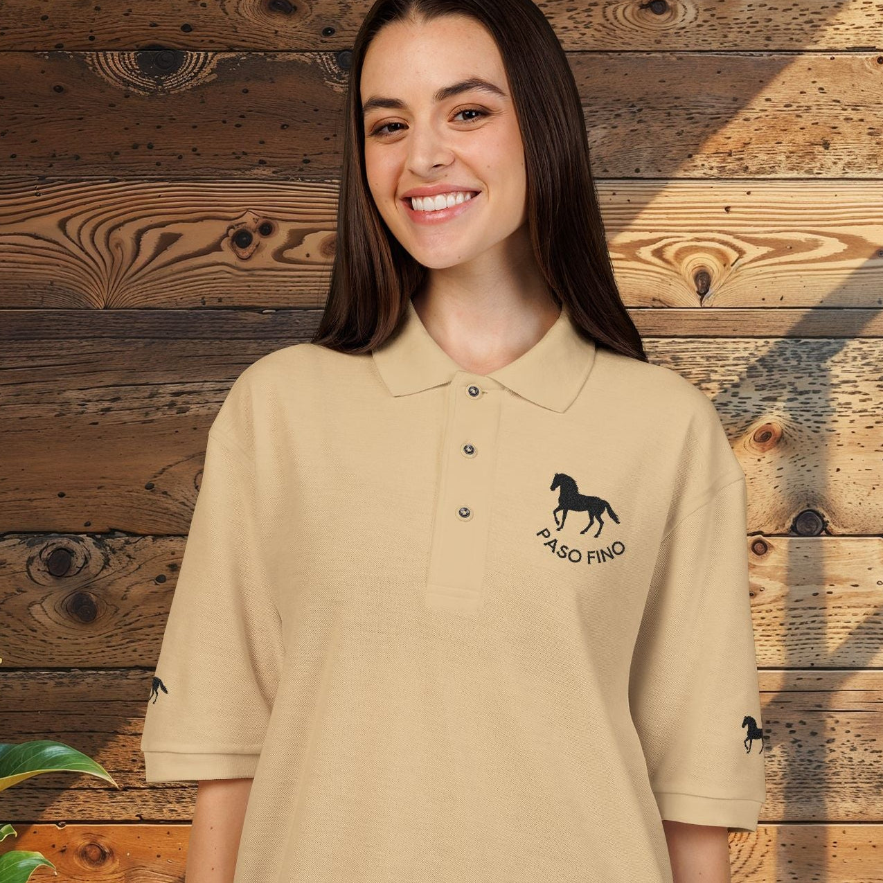 Embroidered Polo —  "Paso Fino" Logo