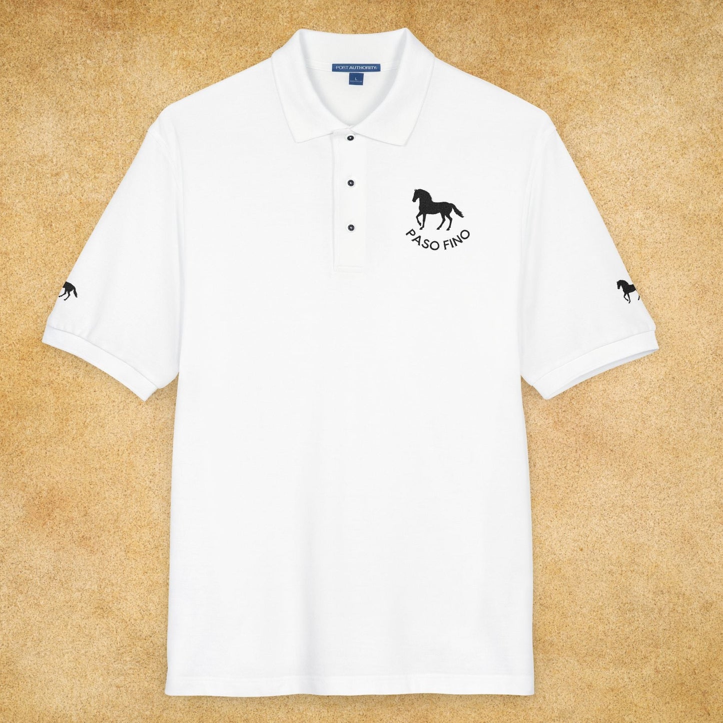 Embroidered Polo —  "Paso Fino" Logo