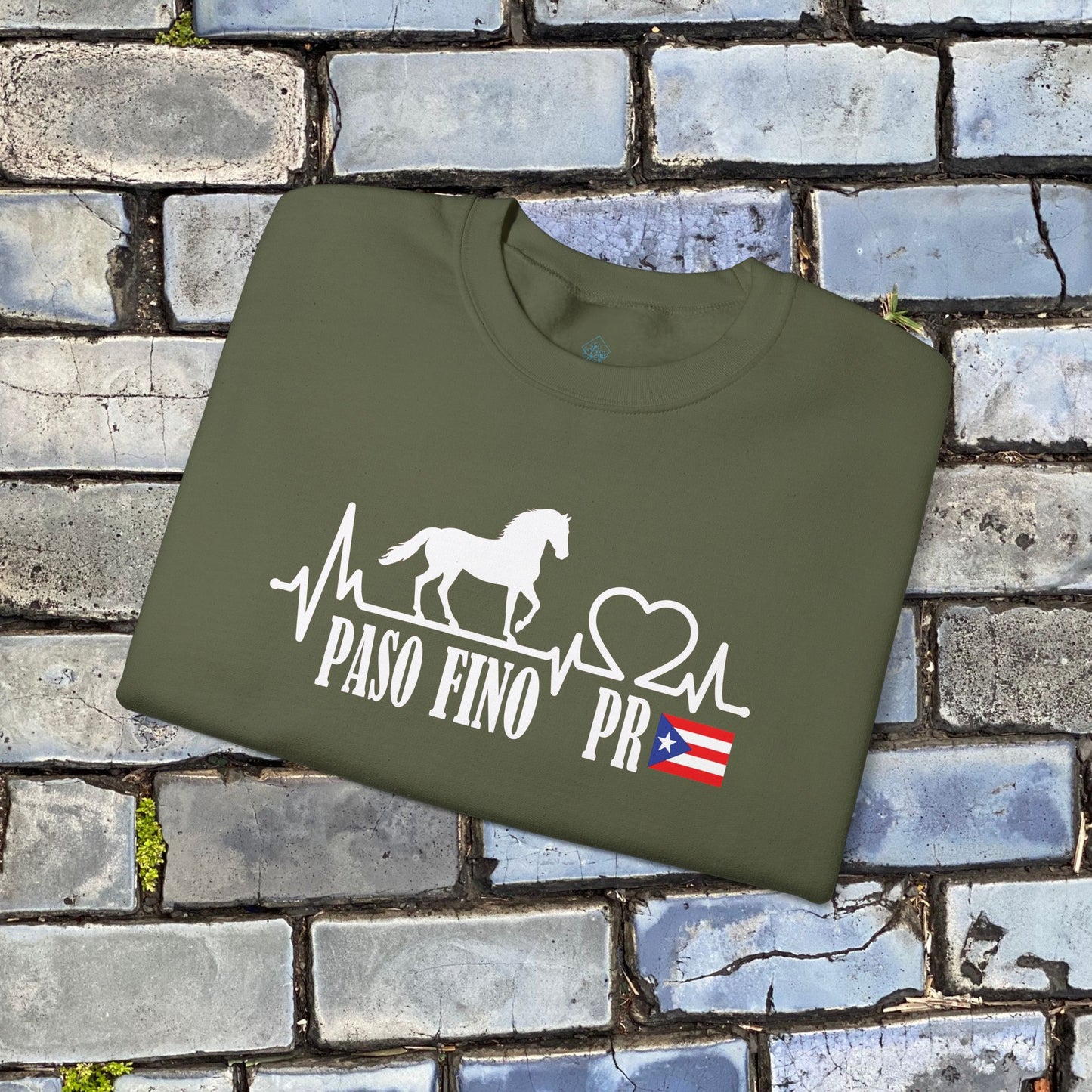 Paso Fino PR Sweatshirt — Puerto Rico Horse Lover Crewneck