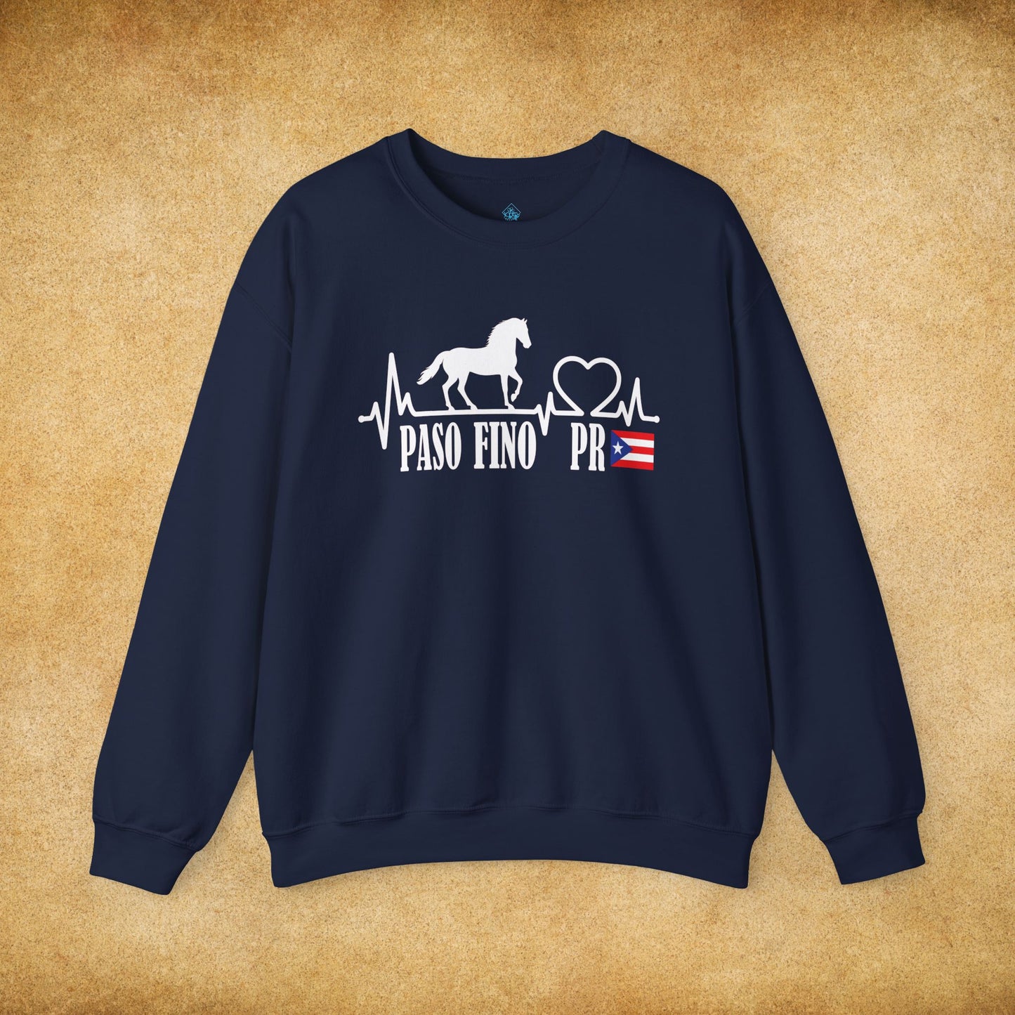 Paso Fino PR Sweatshirt — Puerto Rico Horse Lover Crewneck