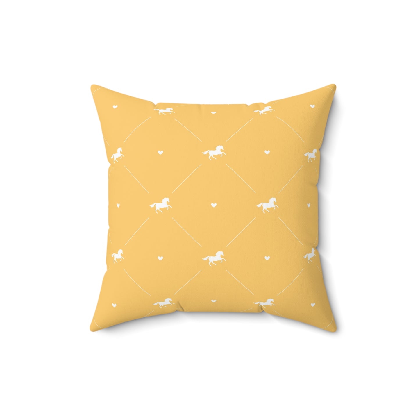 Playful Horse Print Pillow
