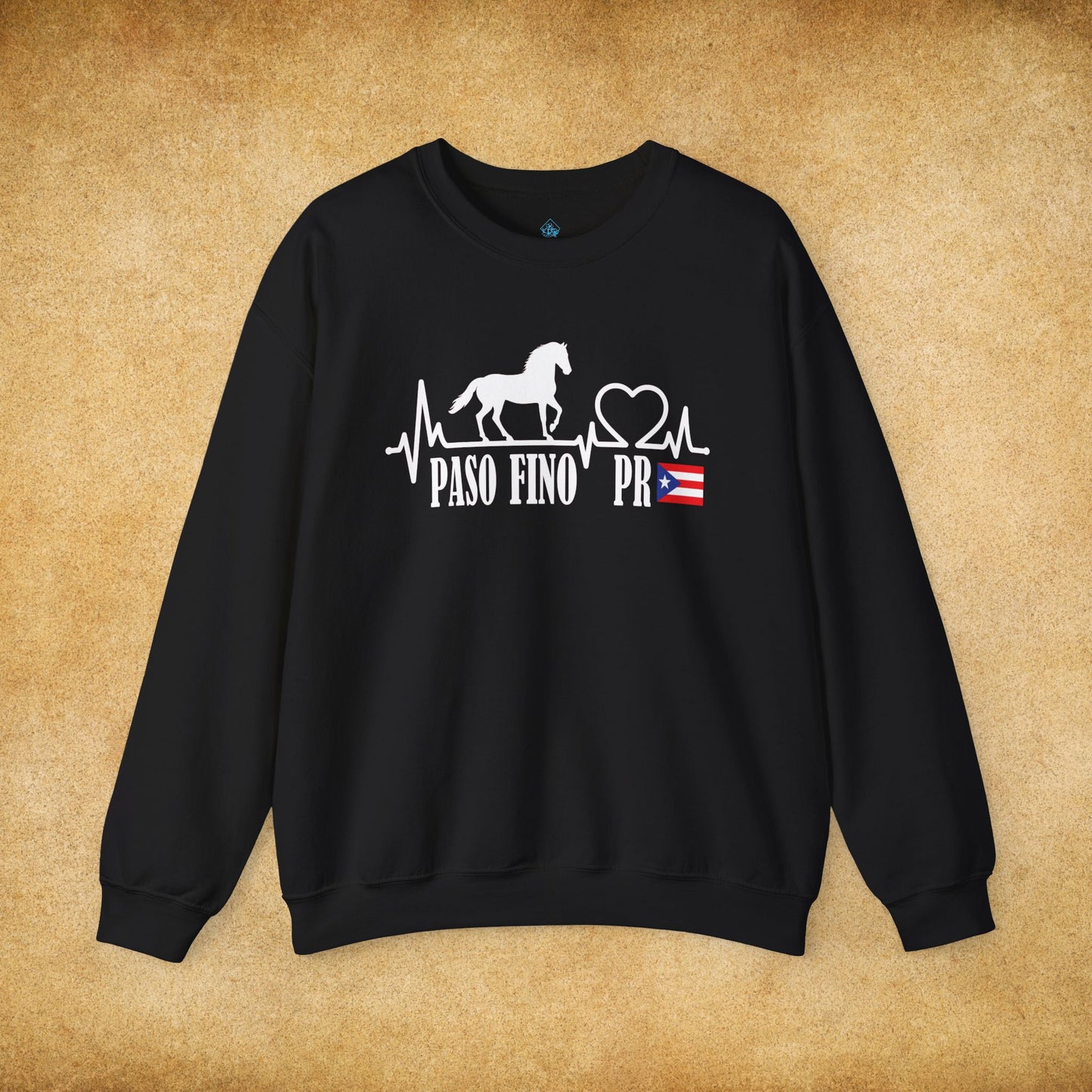 Paso Fino PR Sweatshirt — Puerto Rico Horse Lover Crewneck