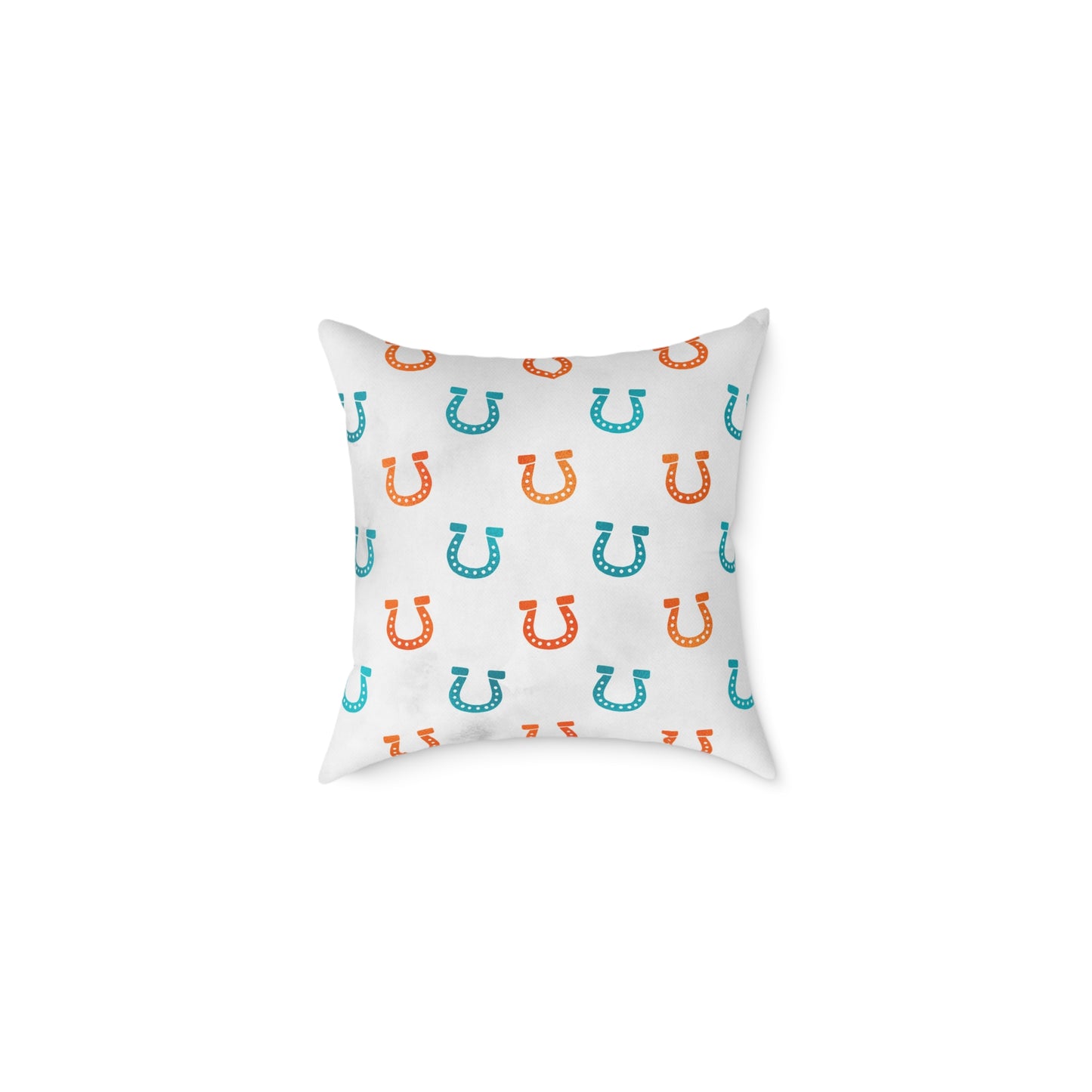 Horseshoe Pattern Throw Pillow