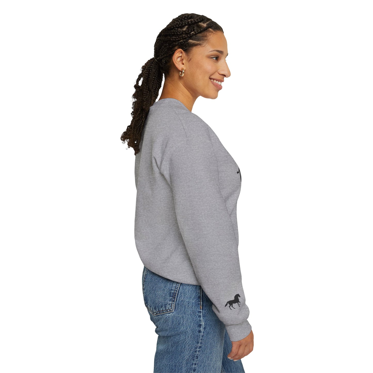 Paso Fino Horse Heartbeat Sweatshirt – Equestrian Crewneck for Riders & Lovers