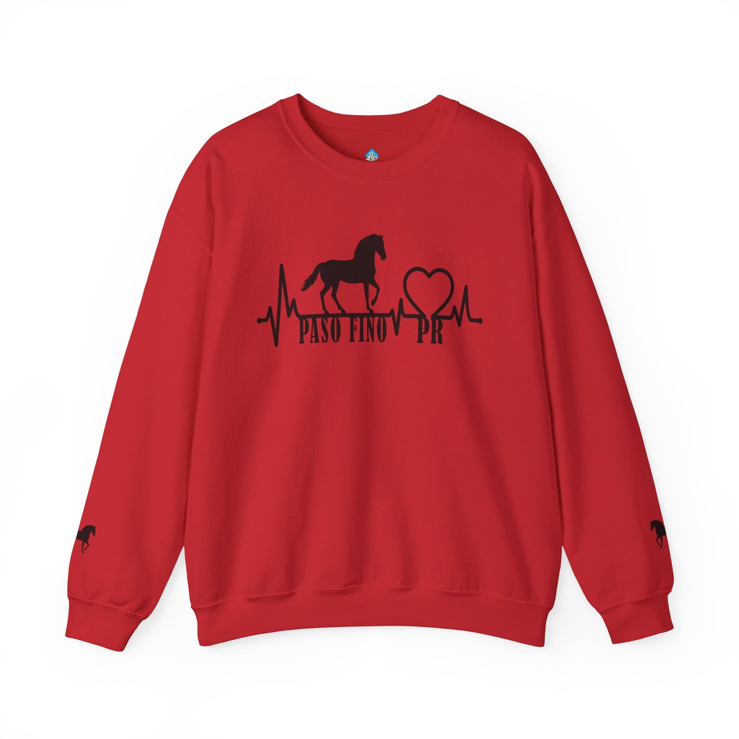 Paso Fino Horse Heartbeat Sweatshirt – Equestrian Crewneck for Riders & Lovers