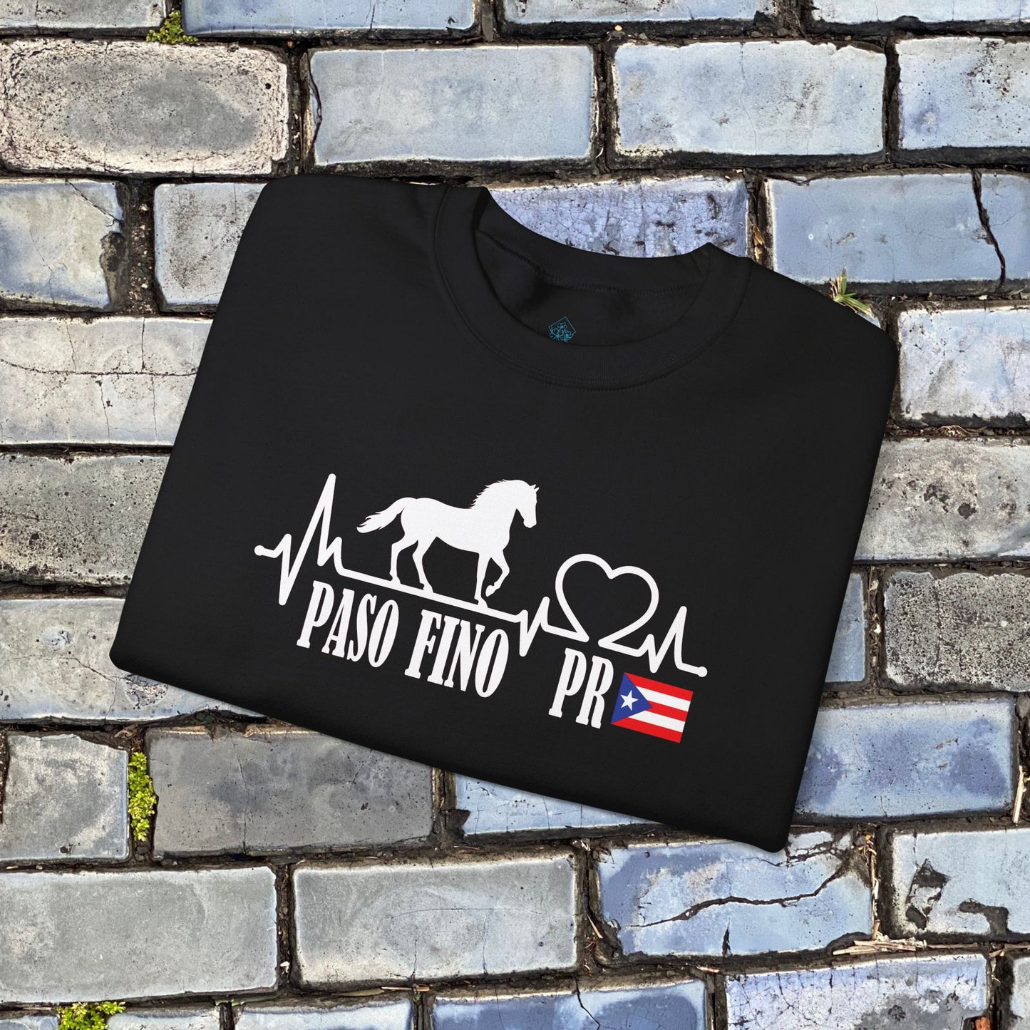 Paso Fino PR Sweatshirt — Puerto Rico Horse Lover Crewneck
