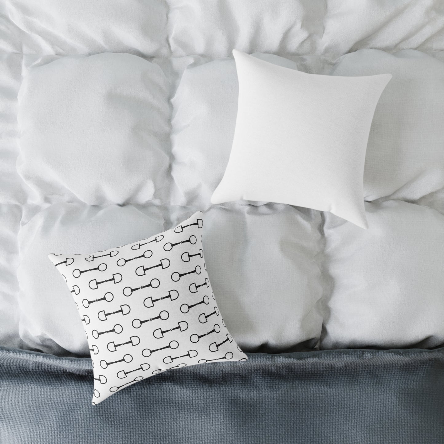 Stylish Key Pattern Square Pillow for Home Decor