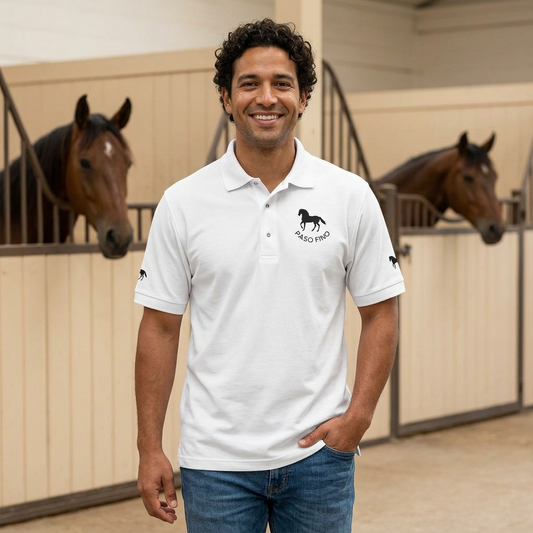 Embroidered Polo —  "Paso Fino" Logo