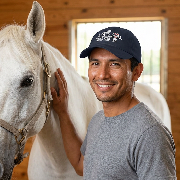 Paso Fino Horse Embroidered Cap – Puerto Rico Dad Hat