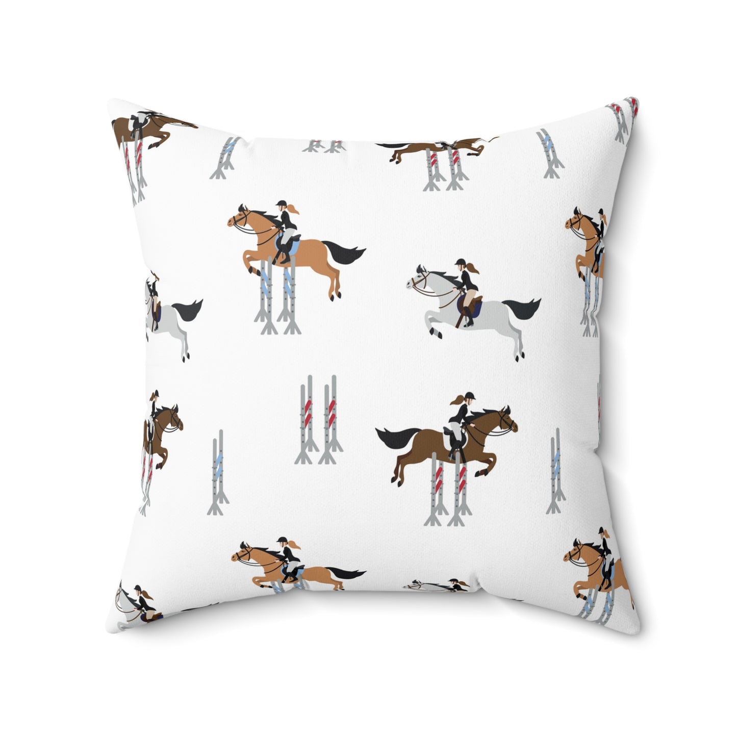 Equestrian-Themed Pillow