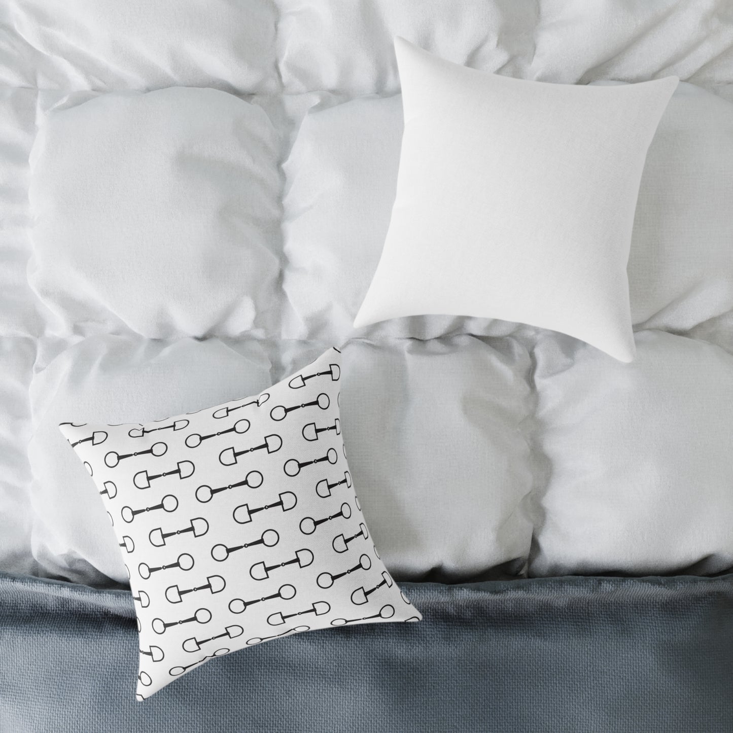 Stylish Key Pattern Square Pillow for Home Decor