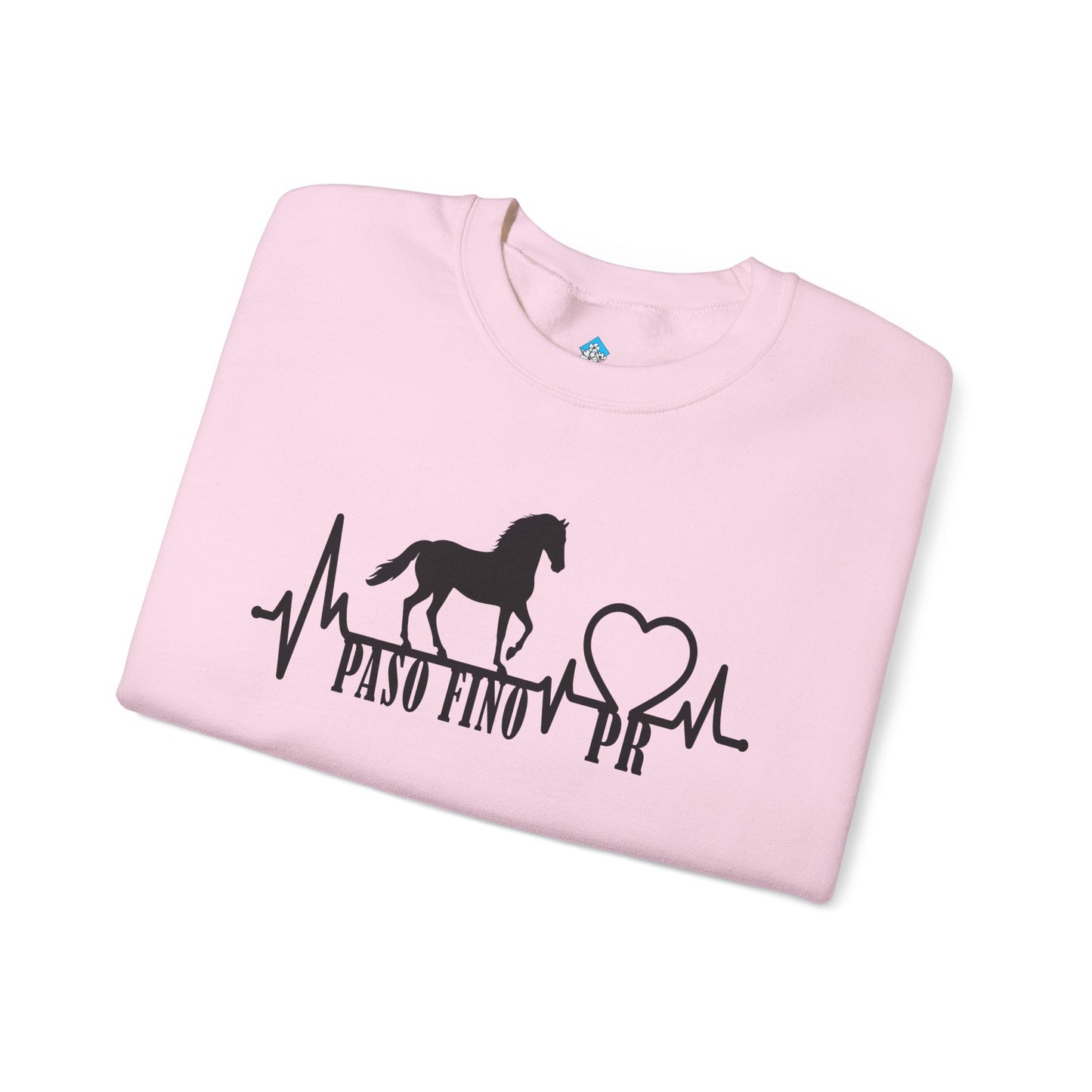 Paso Fino Horse Heartbeat Sweatshirt – Equestrian Crewneck for Riders & Lovers