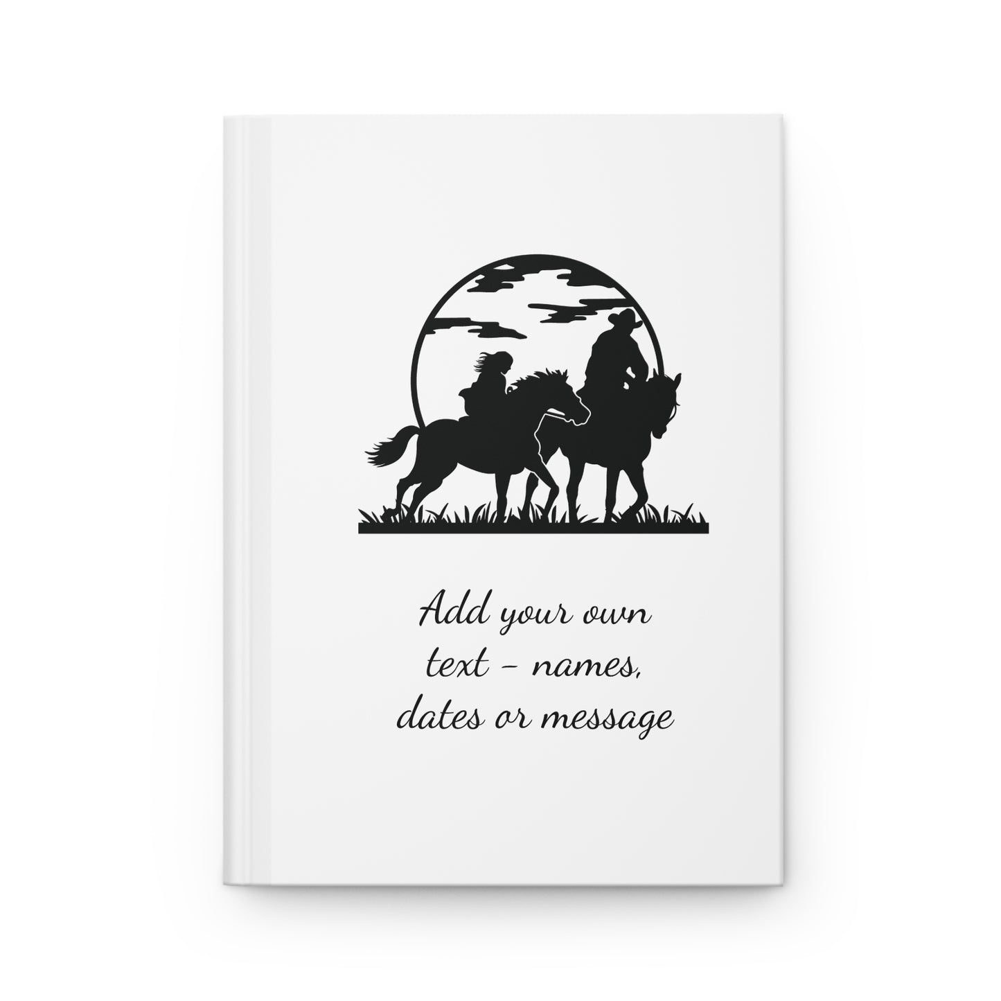 Riding Together Personalized Hardcover Journal