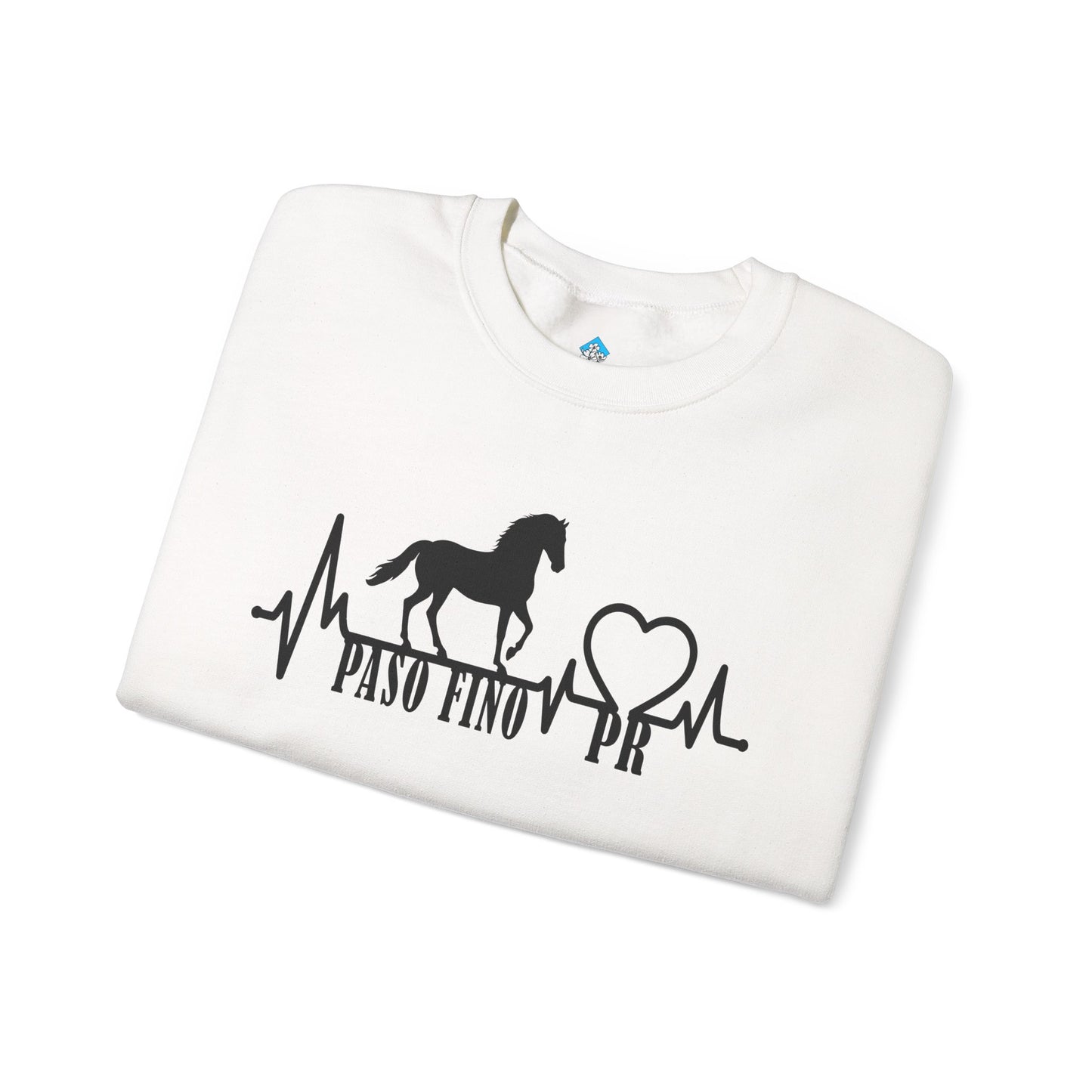 Paso Fino Horse Heartbeat Sweatshirt – Equestrian Crewneck for Riders & Lovers