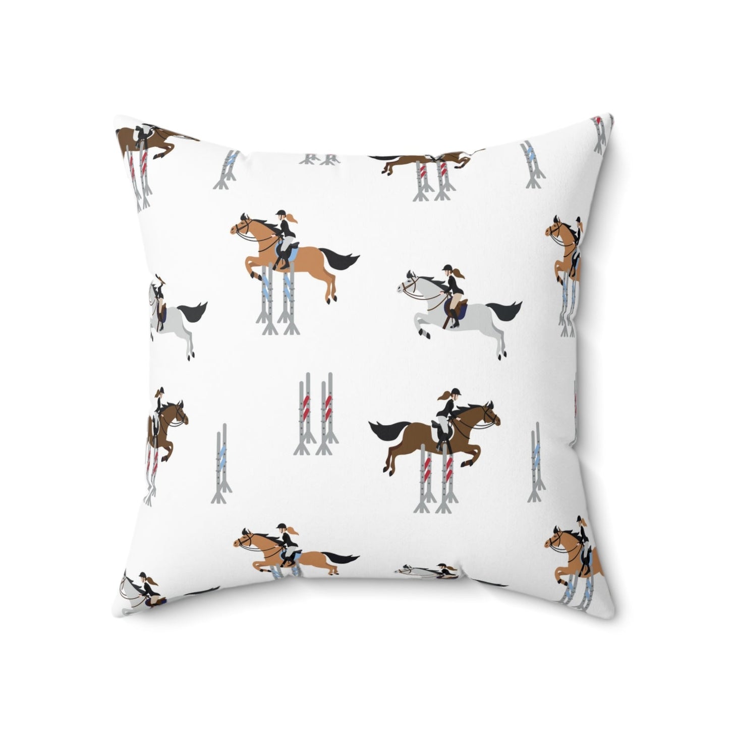 Equestrian-Themed Pillow