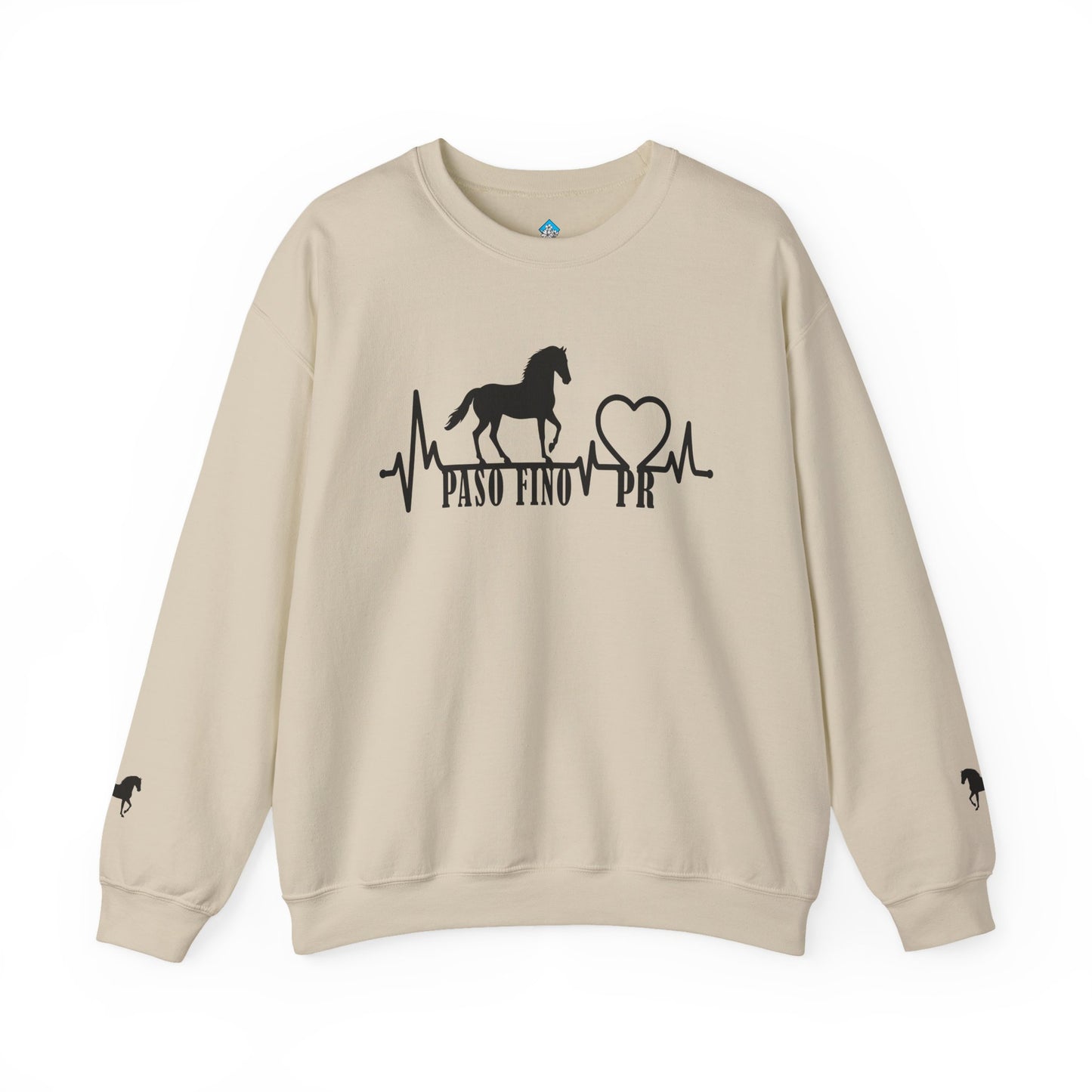 Paso Fino Horse Heartbeat Sweatshirt – Equestrian Crewneck for Riders & Lovers