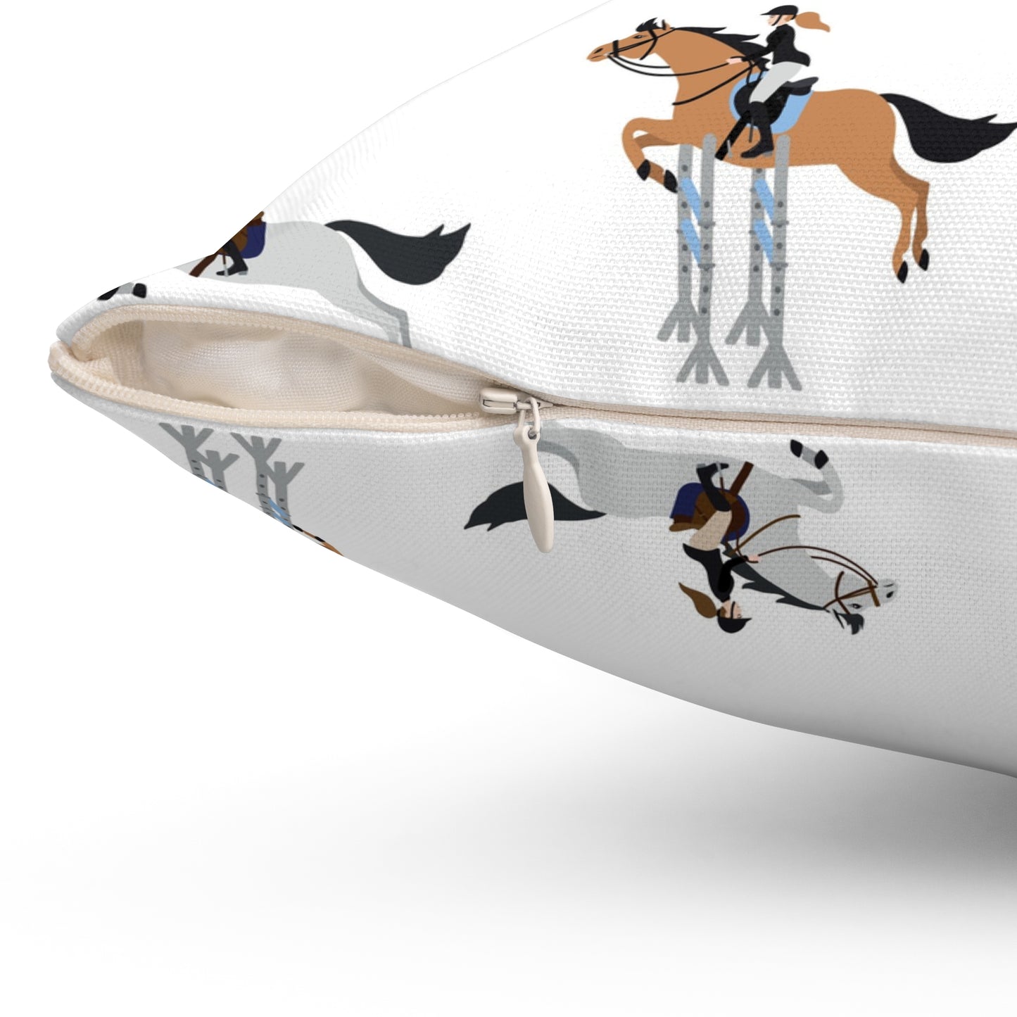 Equestrian-Themed Pillow
