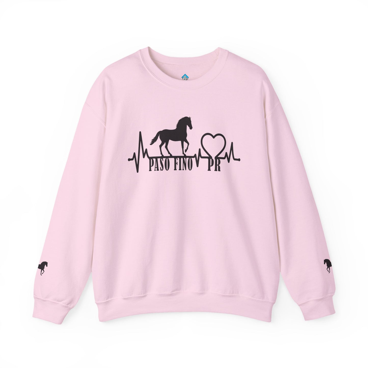 Paso Fino Horse Heartbeat Sweatshirt – Equestrian Crewneck for Riders & Lovers